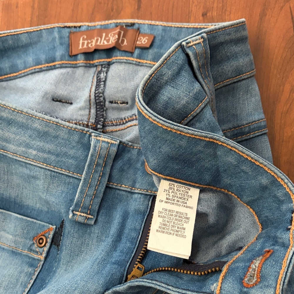 Frankie B. Light Blue Flare Jeans - Picture 3 of 7